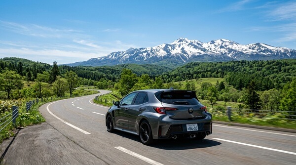 峠の絶景ドライブ｜旭川 4WD スポーツカー レンタル